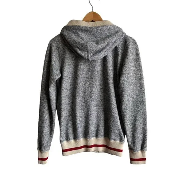 Roots Hoodie Size Small Gray Red Ivory Canada 1973 - Picture 6 of 9